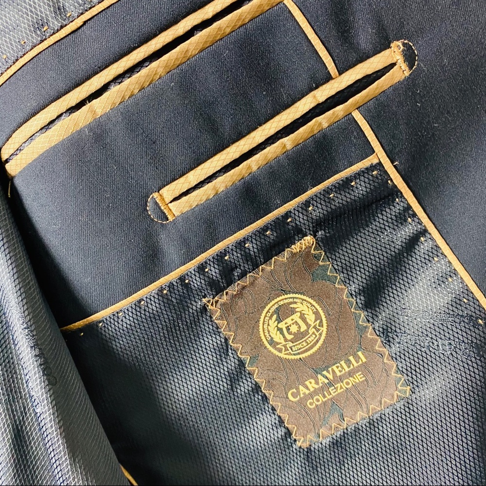 Caravelli Collezione Blue Mens Blazer, 40